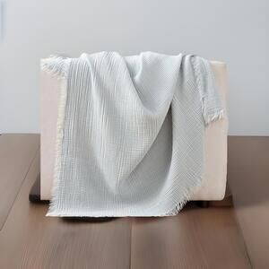 Pottery Barn Orinda Cotton Gauze Muslin Throw Blanket - Thumbnail 4